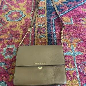 Michel Kors Gray shoulder purse